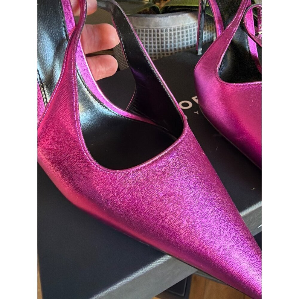 retrofete Cindy Slingback Heel Metallic Pink Womens Size 39 US 8 - Picture 10 of 16